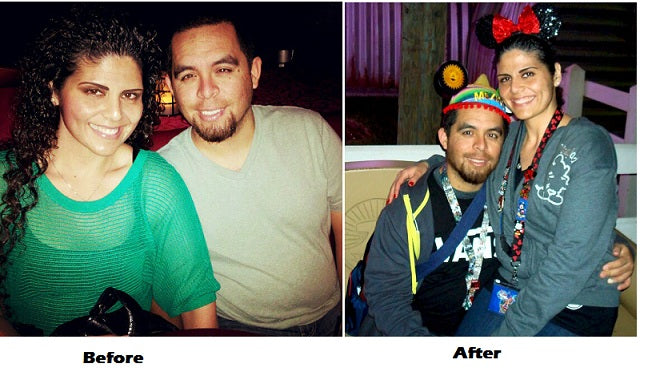 This couple lost a combined 38 pounds in one month!