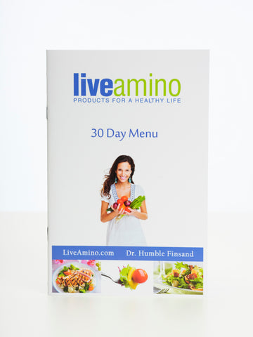 Amino Diet 30 Day Menu Plan